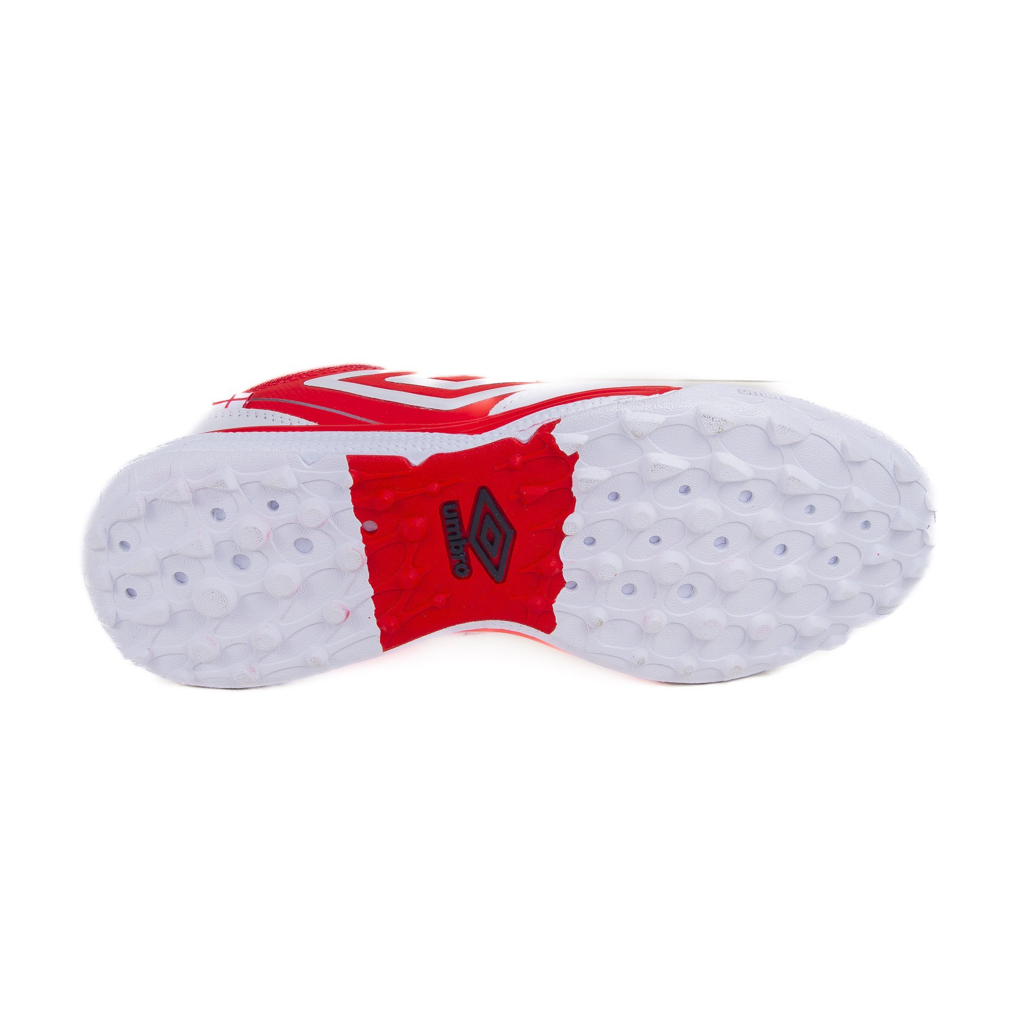 Chuteira Umbro Adamant Master Class Pro Bump England Society Masculina Branco/Vermelho 3