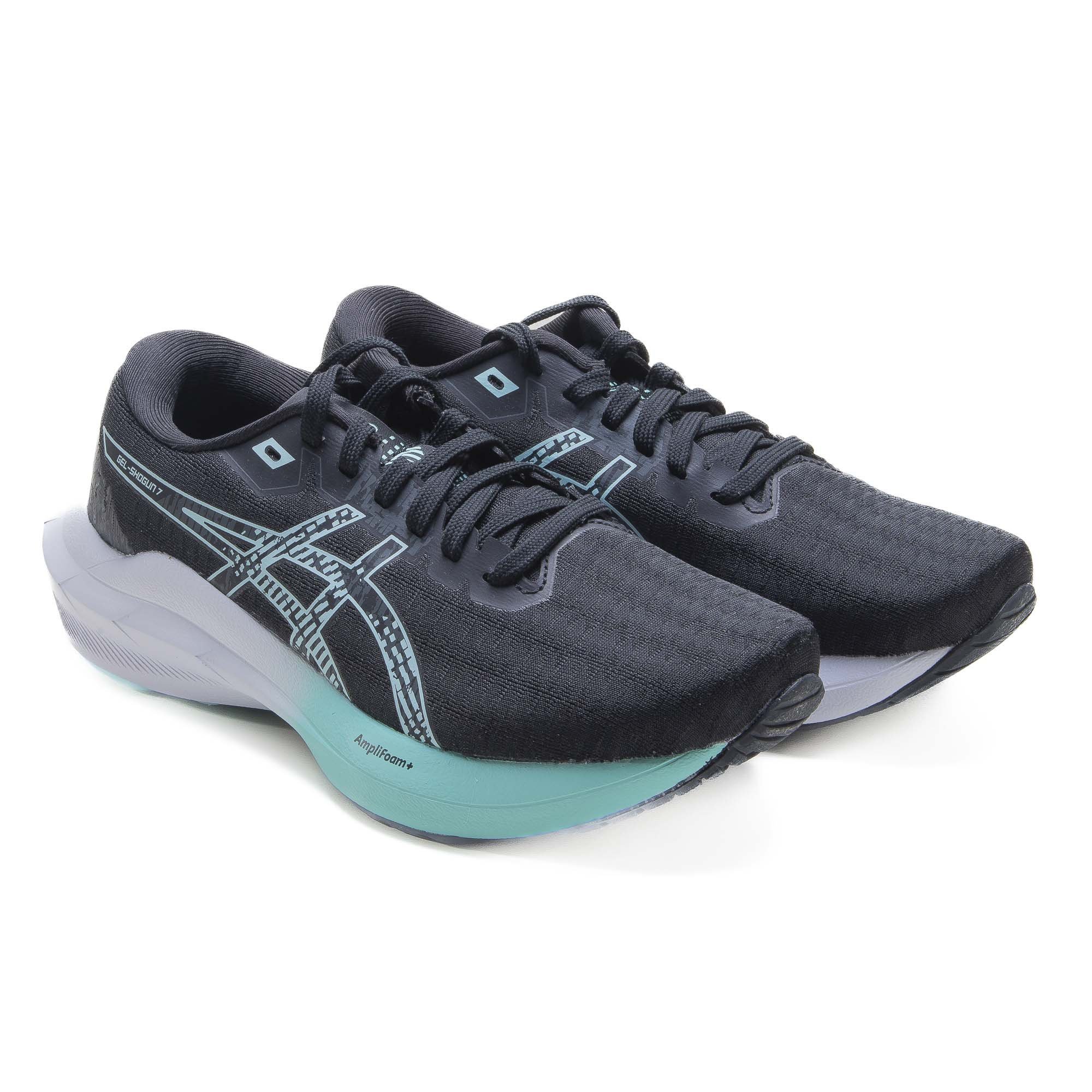Tênis Asics Gel-Shogun 7 Feminino Preto/Verde 5