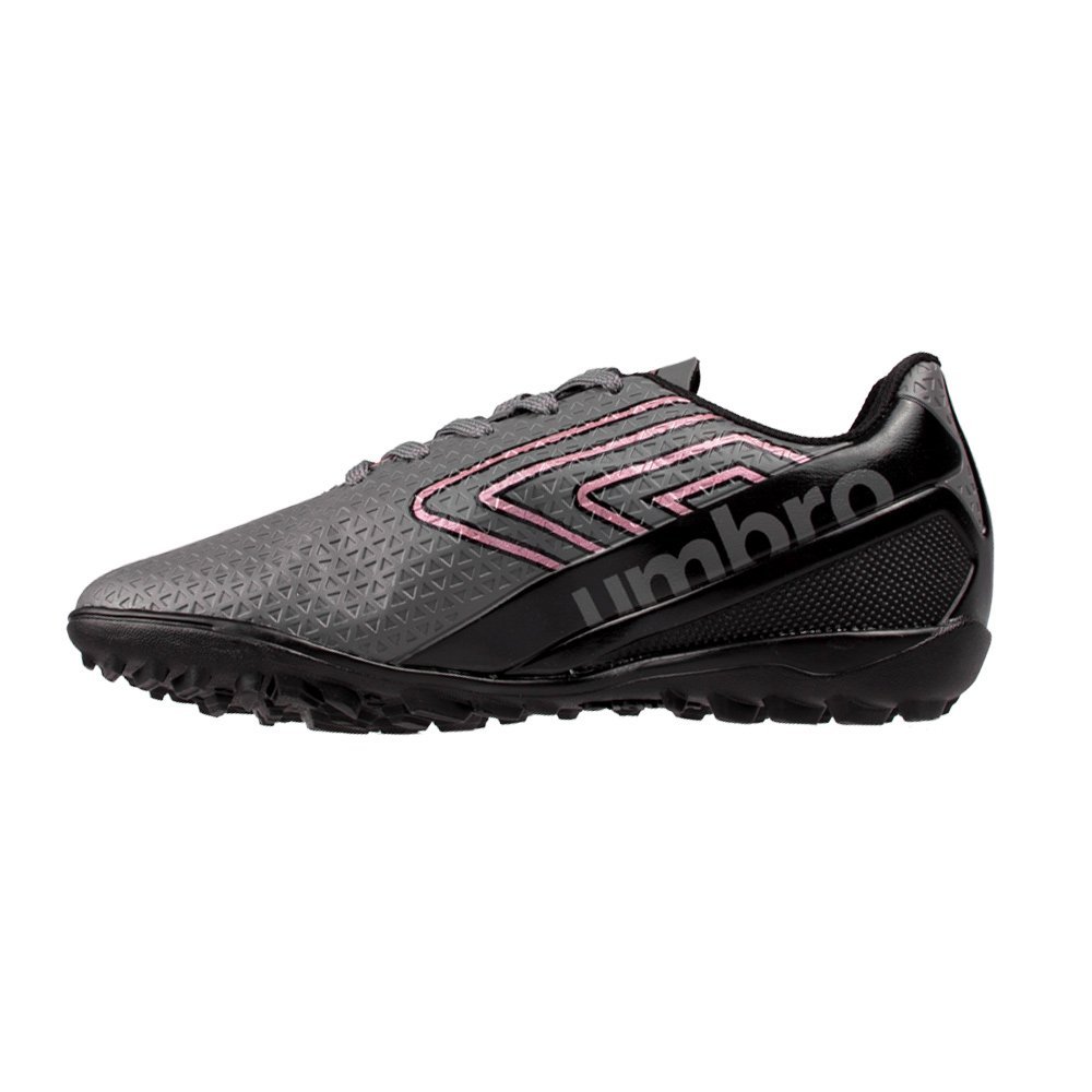 Chuteira Umbro Chrome Society Juvenil Cinza 3