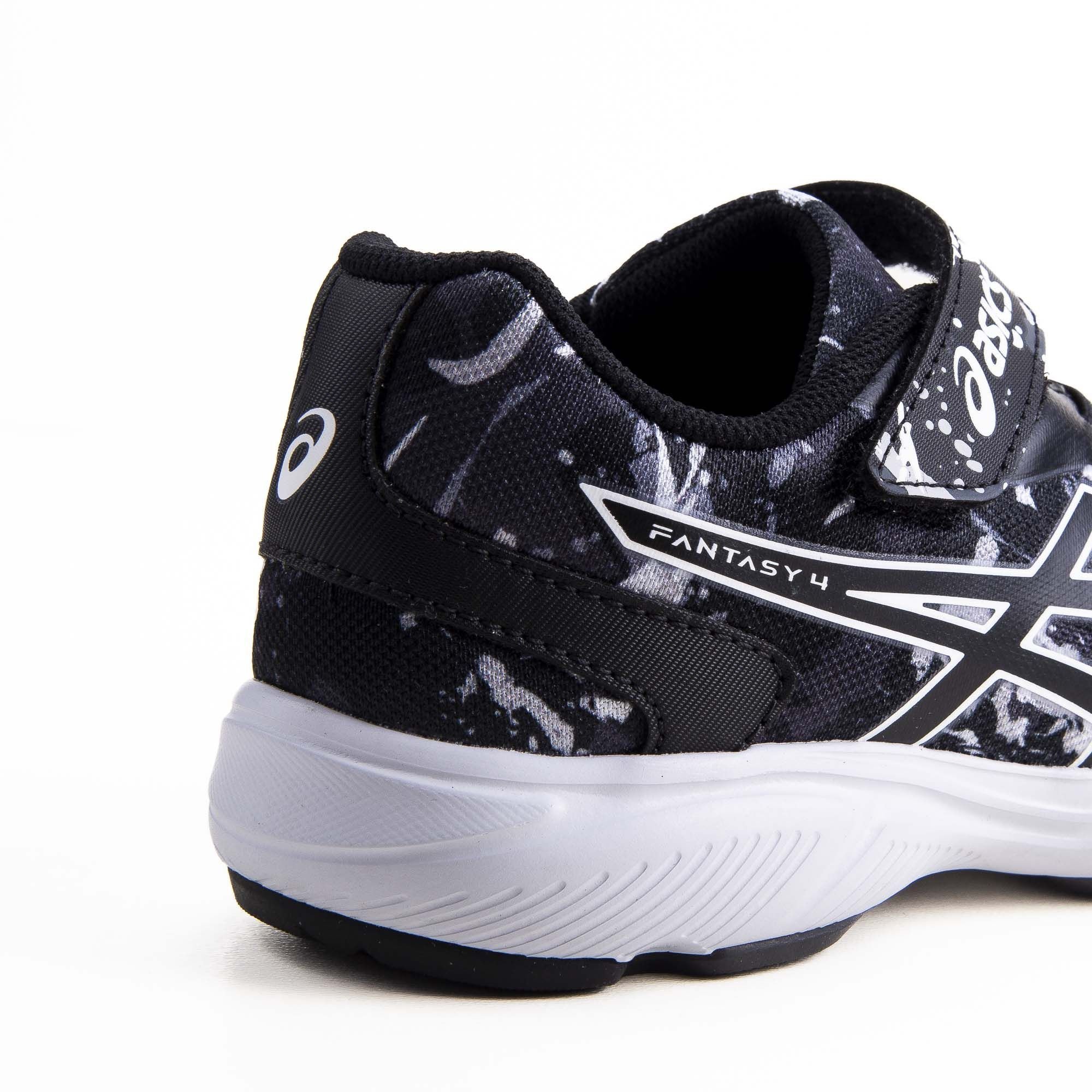 Tênis Asics Fantasy 4 Infantil Preto 4
