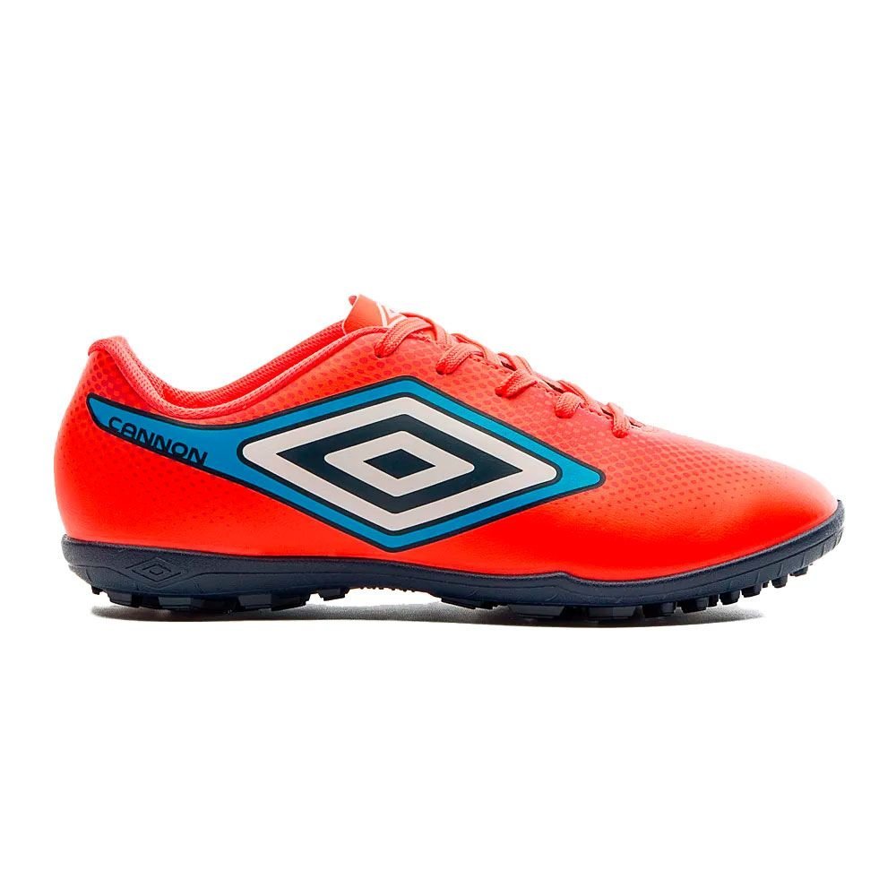 Chuteira Umbro Cannon Society Coral/Vermelha
