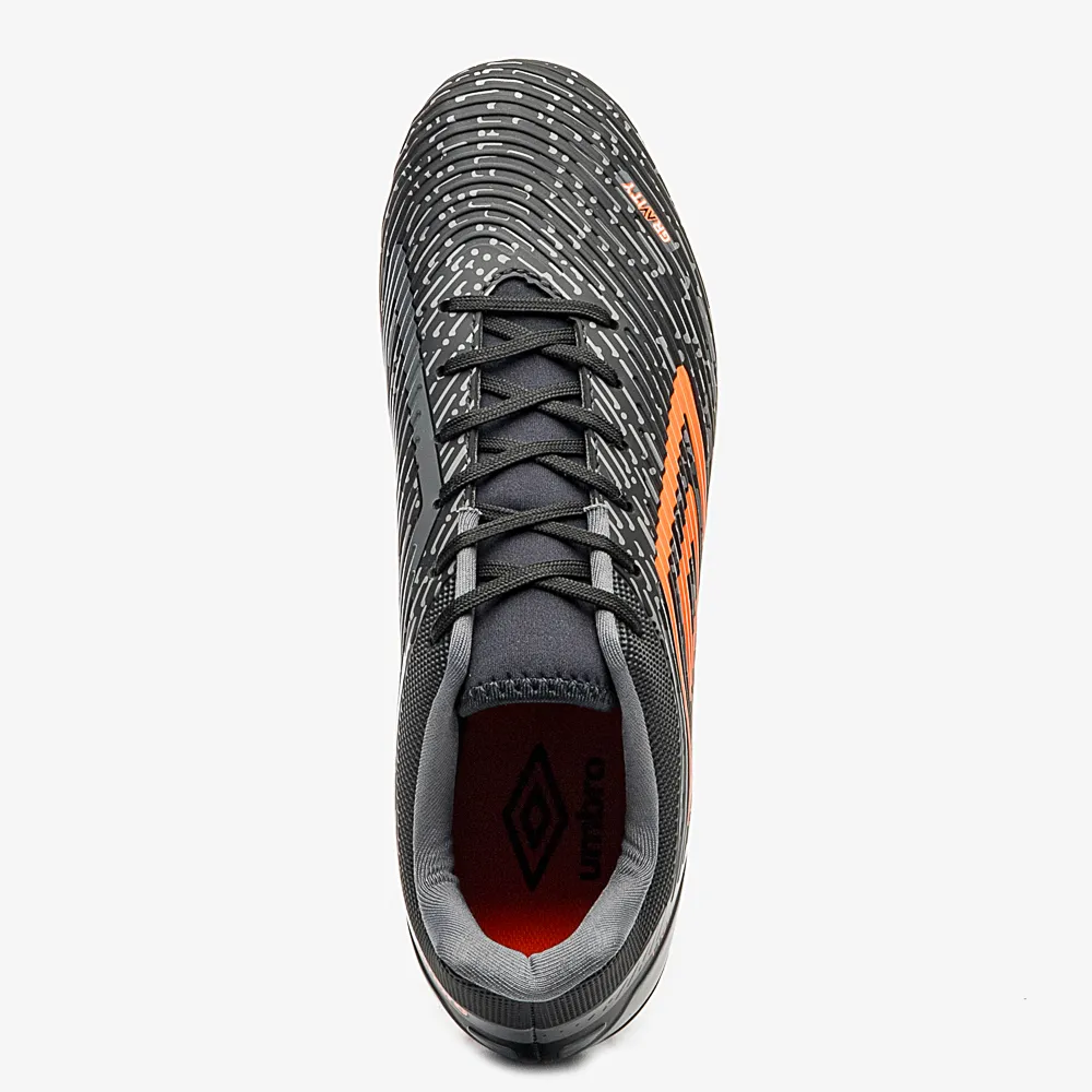Chuteira Umbro Gravity Campo Cinza 3