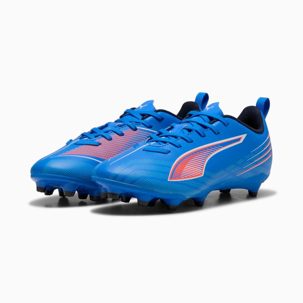 Chuteira Puma Ultra Play 6 Campo Juvenil Azul 2