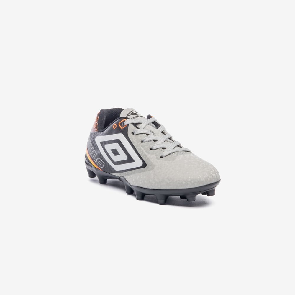 Chuteira Umbro Techno II Jr Campo Cinza 2