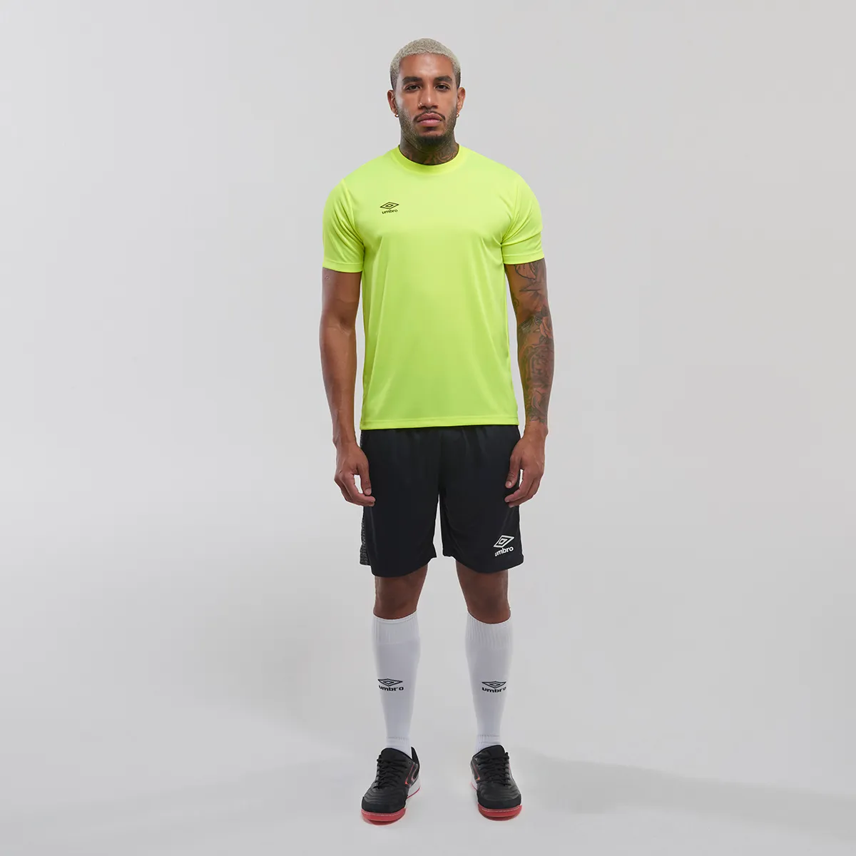 Camiseta Masculino Adulto Treino Academia Umbro Legacy Verde 4