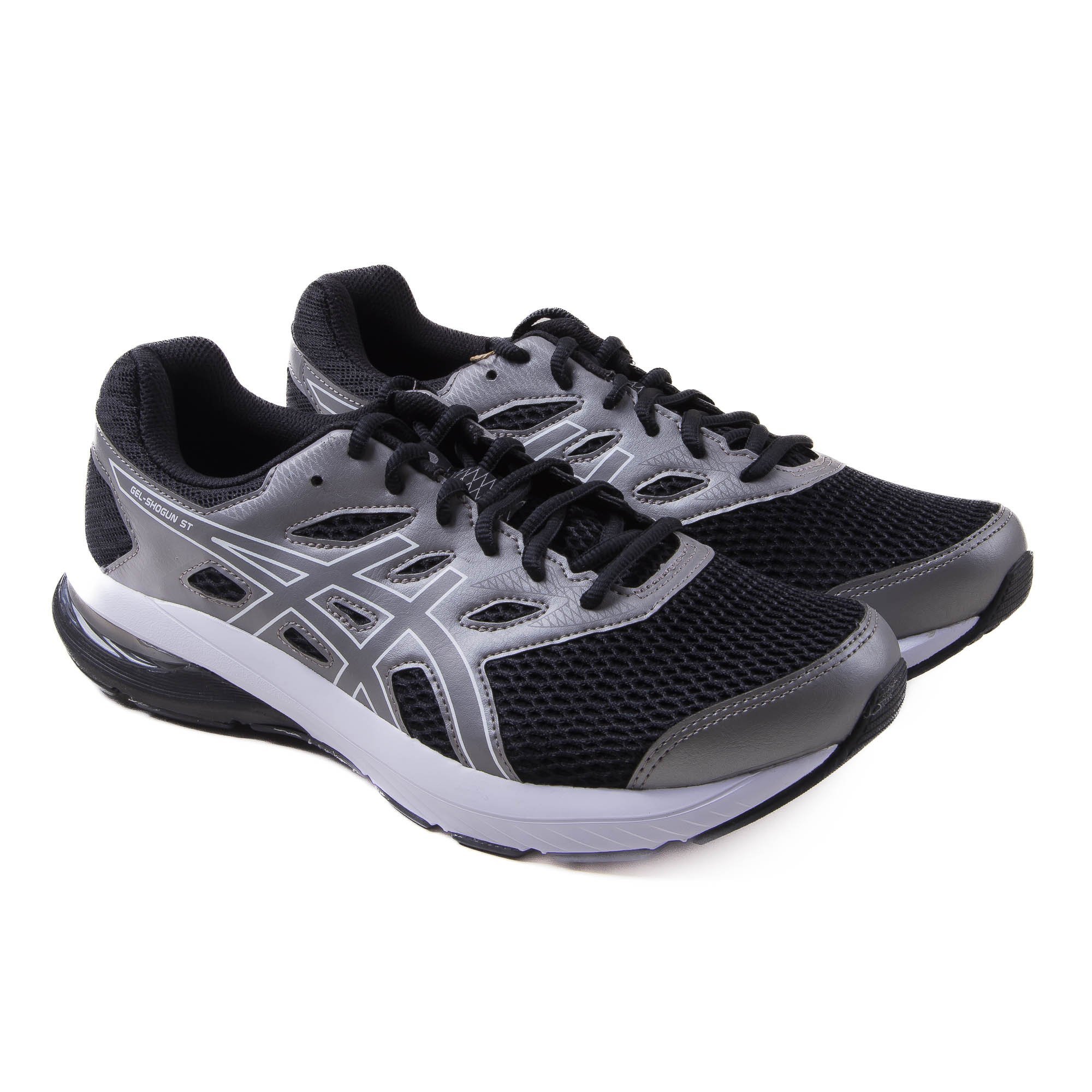 Tênis Asics Gel-Shogun ST Masculino Preto/Prata 5