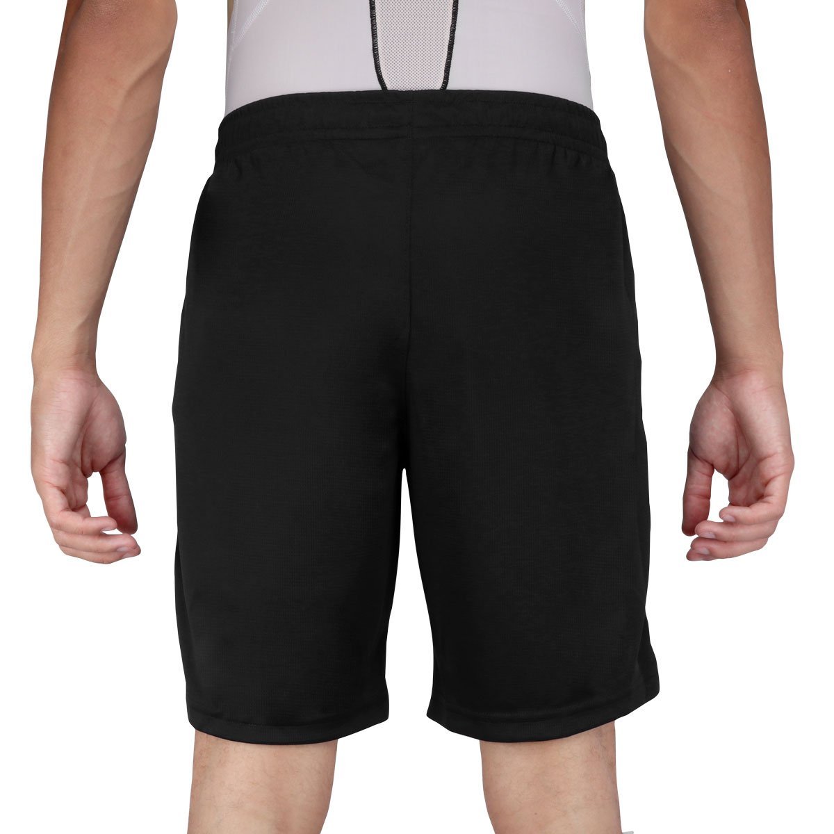 Bermuda Com Bolso Fila Sports Myler Masculina Preto 2