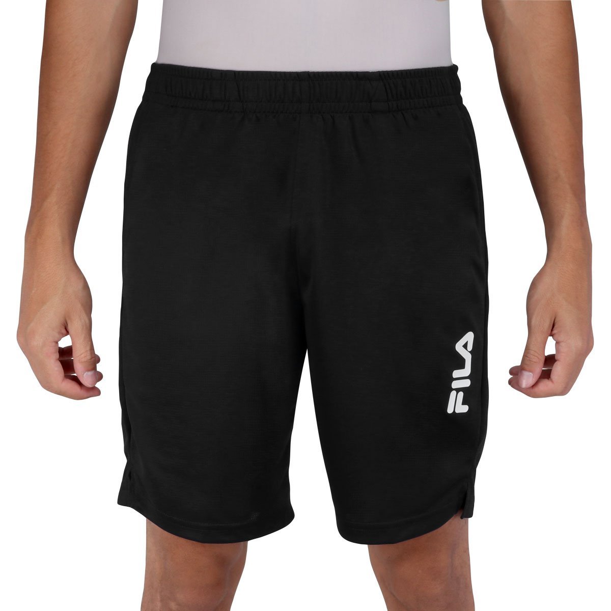 Bermuda Com Bolso Fila Sports Myler Masculina Preto 4