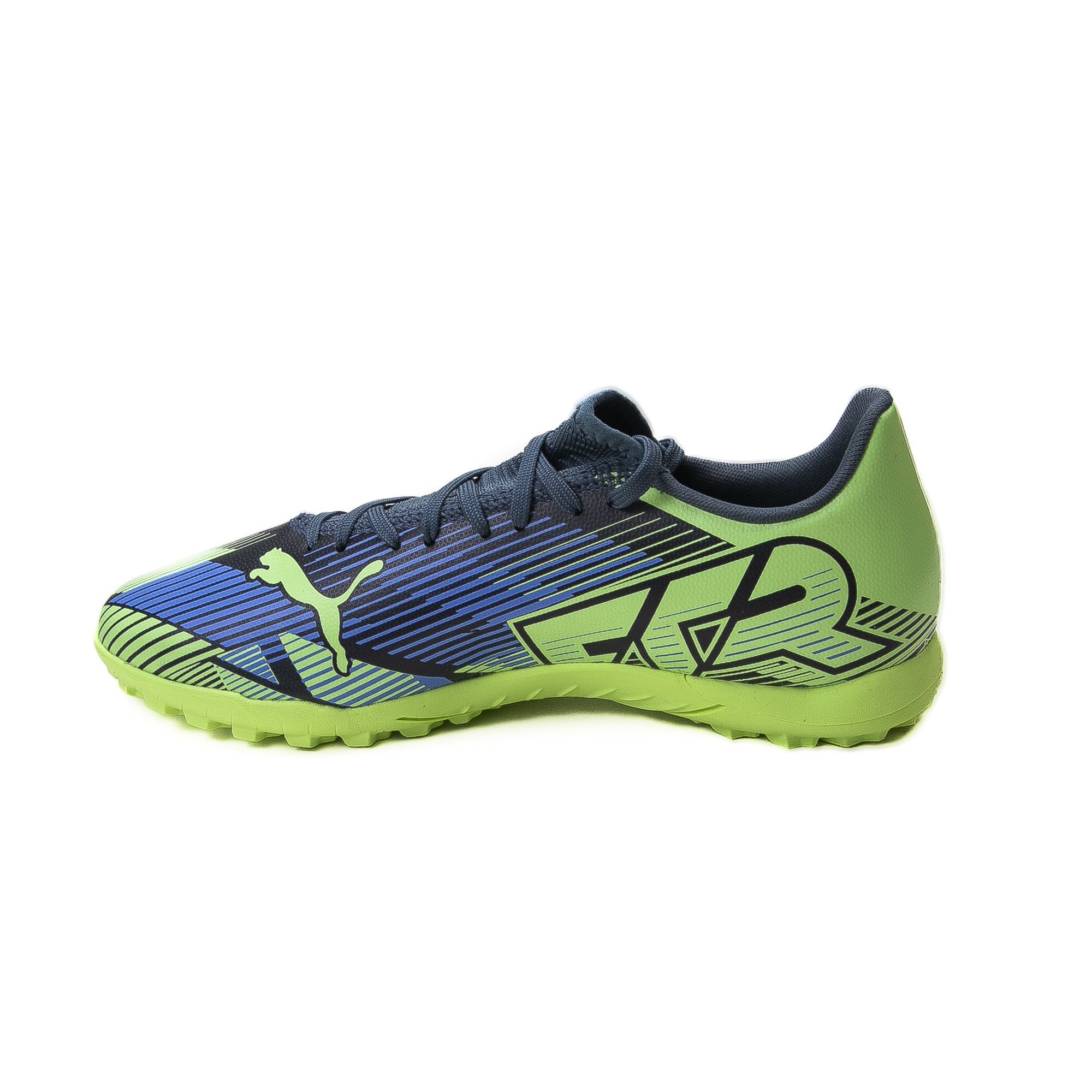 Chuteira Puma Future 7 Play Society Masculina Azul/Verde 2