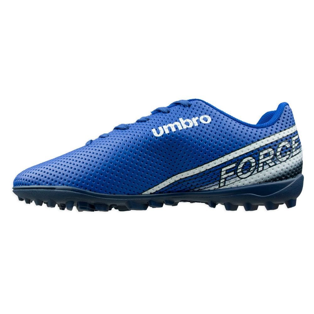 Chuteira Umbro Force Society Azul Azul 3