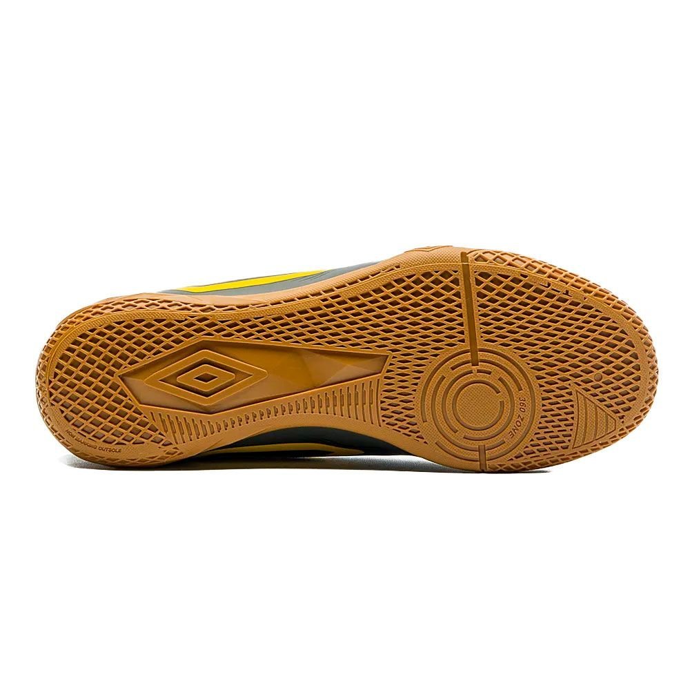 Chuteira Umbro Orbit Futsal Grafite/Amarelo Grafite 3