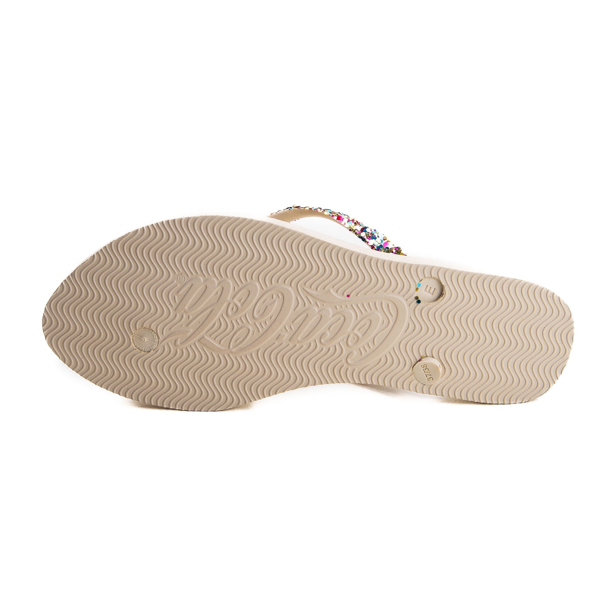 Chinelo Coca Cola Aloha Feminino Off White 4
