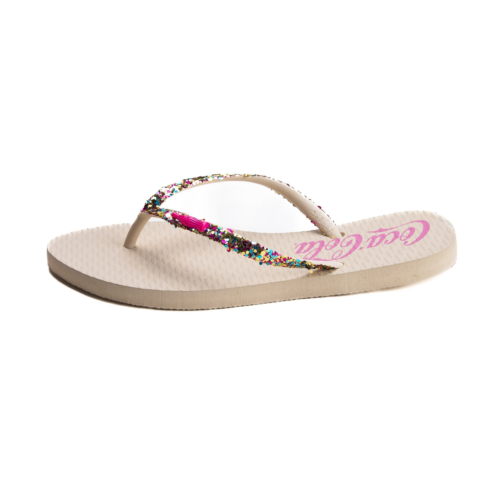 Chinelo Coca Cola Aloha Feminino Off White 2