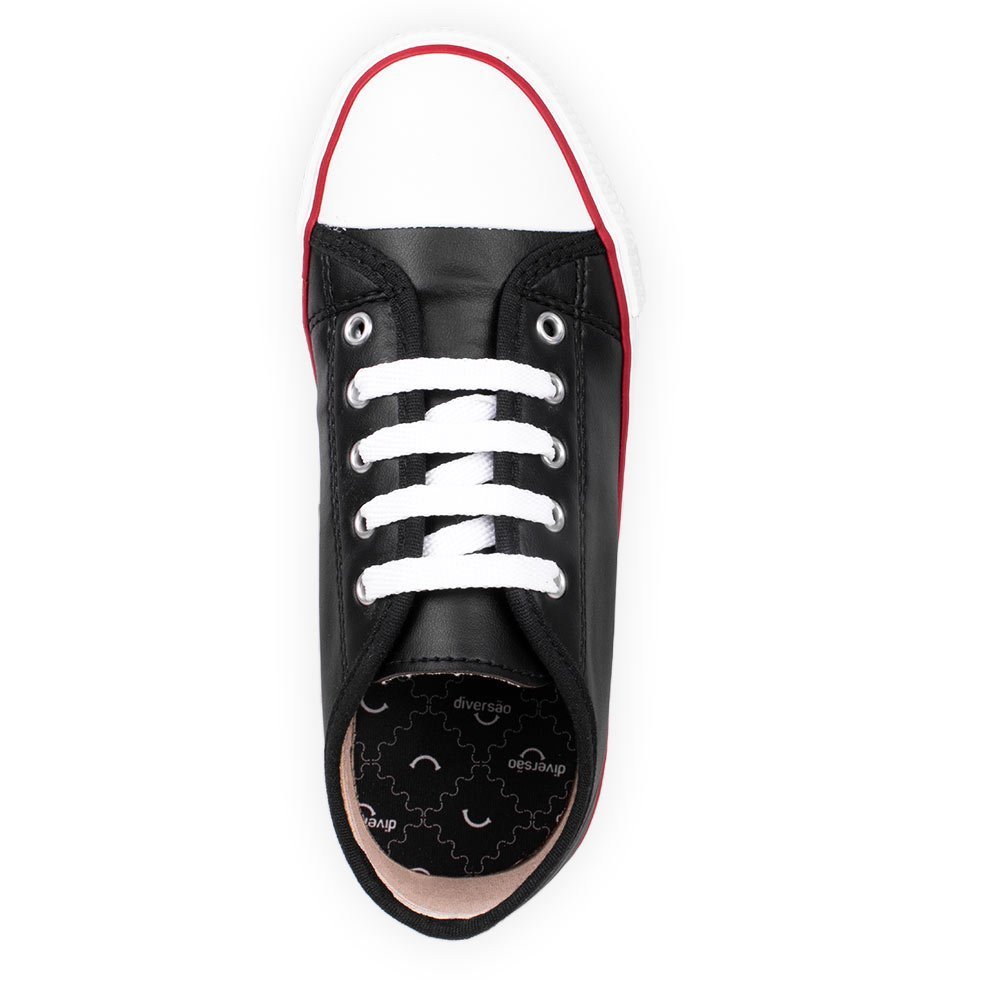 Tênis Infantil Diversão Low Preto Preto 2