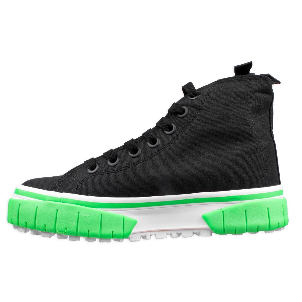 Tênis Coca Cola Broadway Atl.Zípper Preto Limão Feminino Preto 3