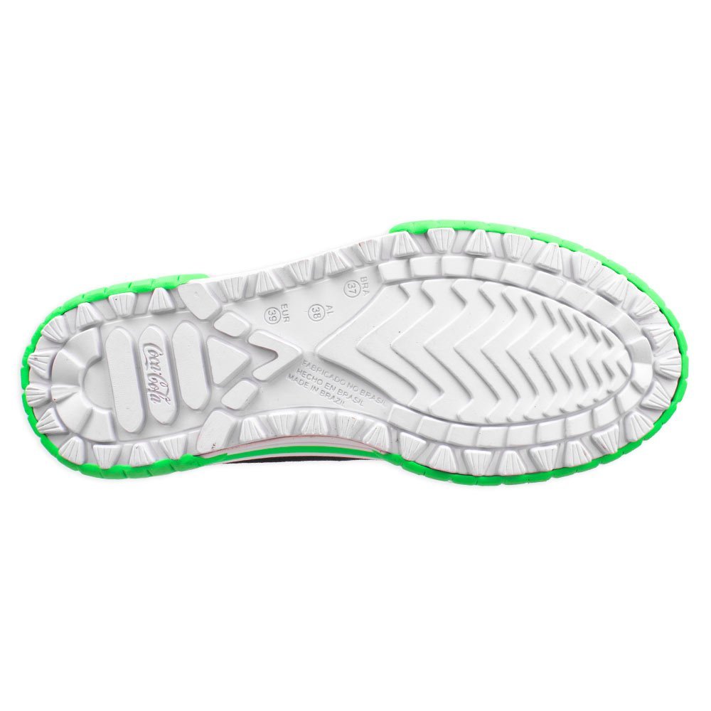 Tênis Coca Cola Broadway Atl.Zípper Preto Limão Feminino Preto 4