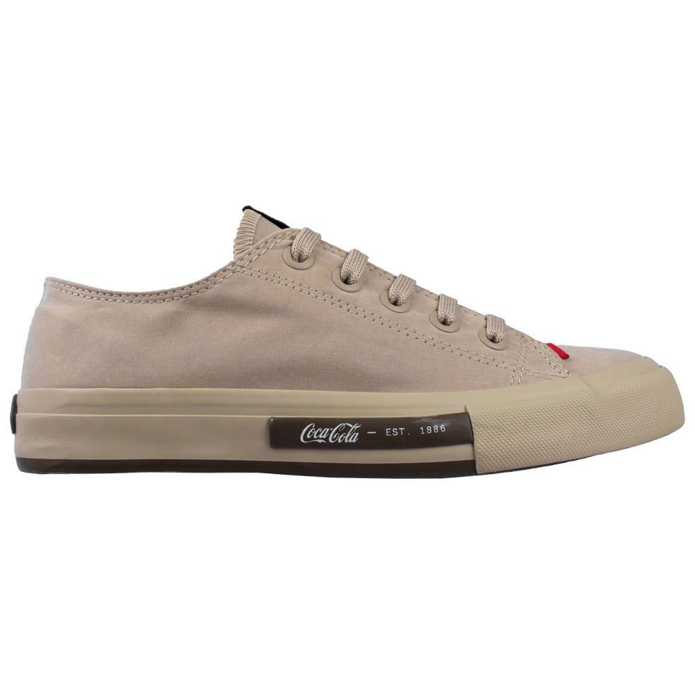 Tenis Coca Cola Daytona Suede Caqui Feminino