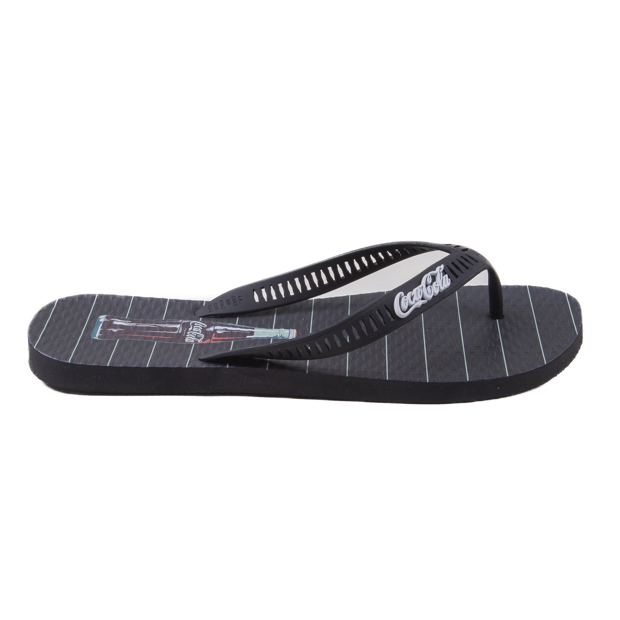 Chinelo Coca Cola Soda Fountain Masculino Preto
