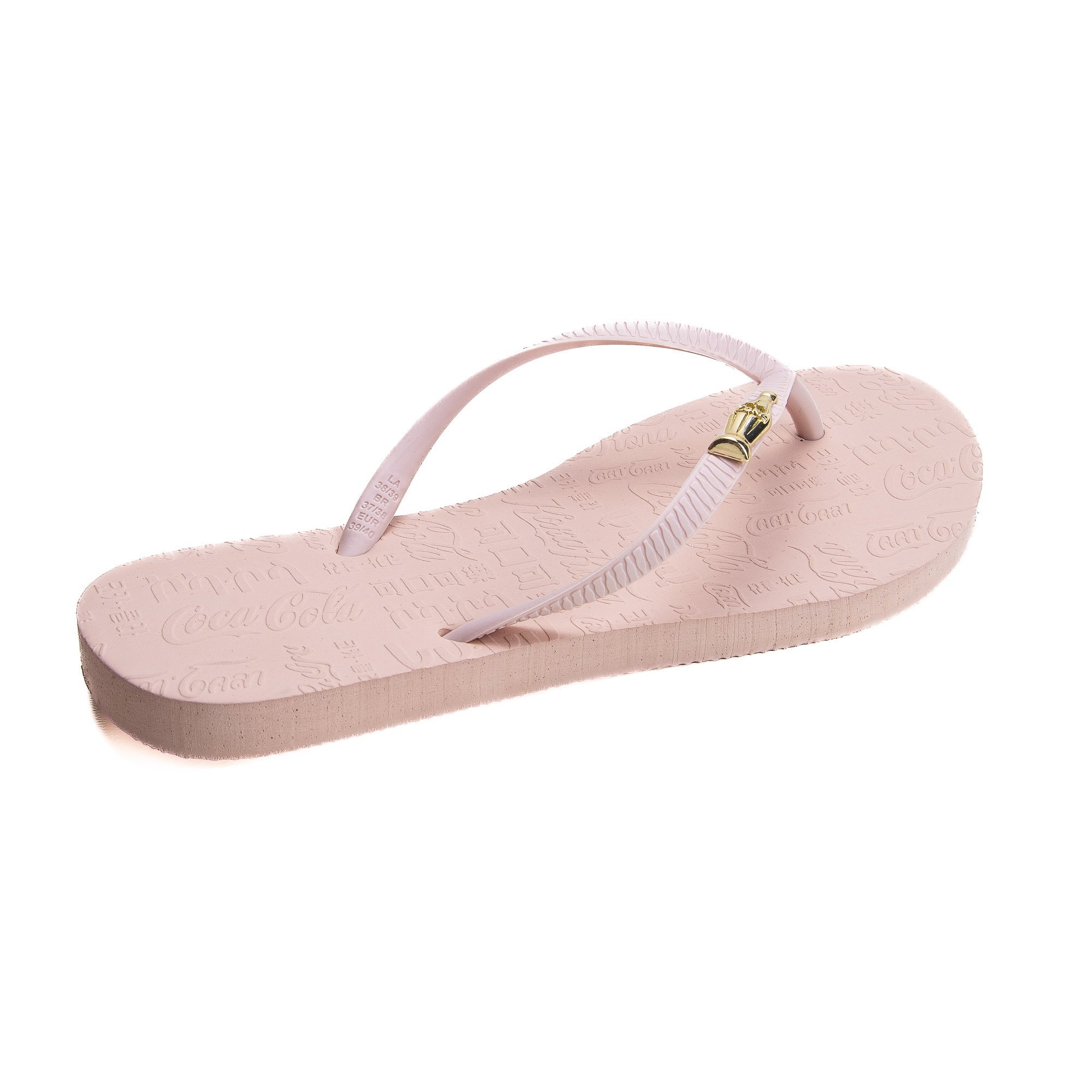 Chinelo Coca Cola Sandal Way Feminino Rosa Rosa 3
