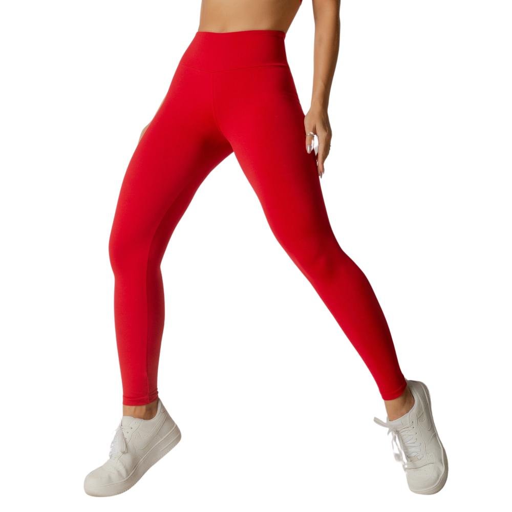 Fitness bottom Legging Hyper Recortes Atlanta Vermelho Haute Red