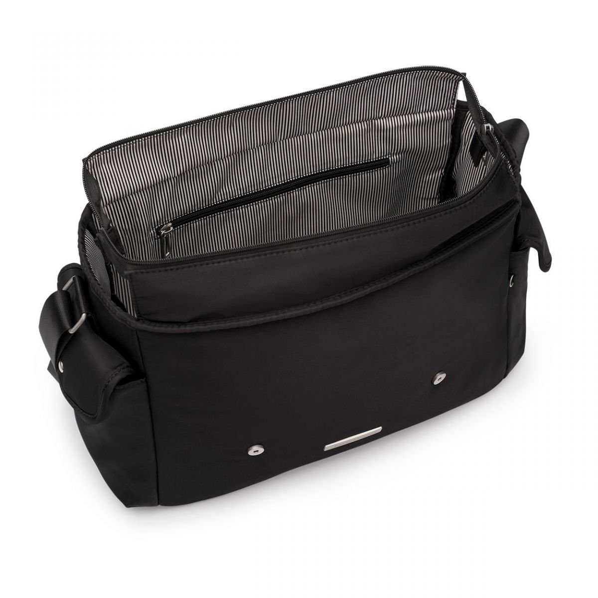 Bolsa Maternidade Fivelas Preta Preto 3