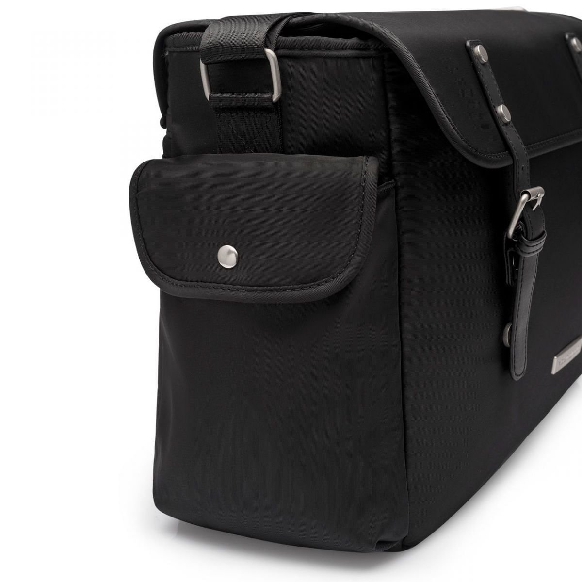 Bolsa Maternidade Fivelas Preta Preto 5