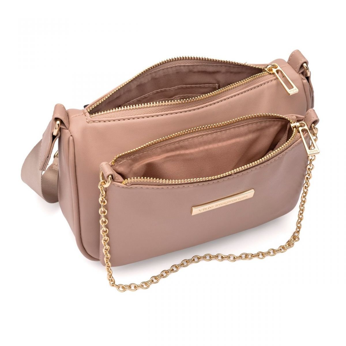 Bolsa 2 Em 1 Modular Bege Bege 7