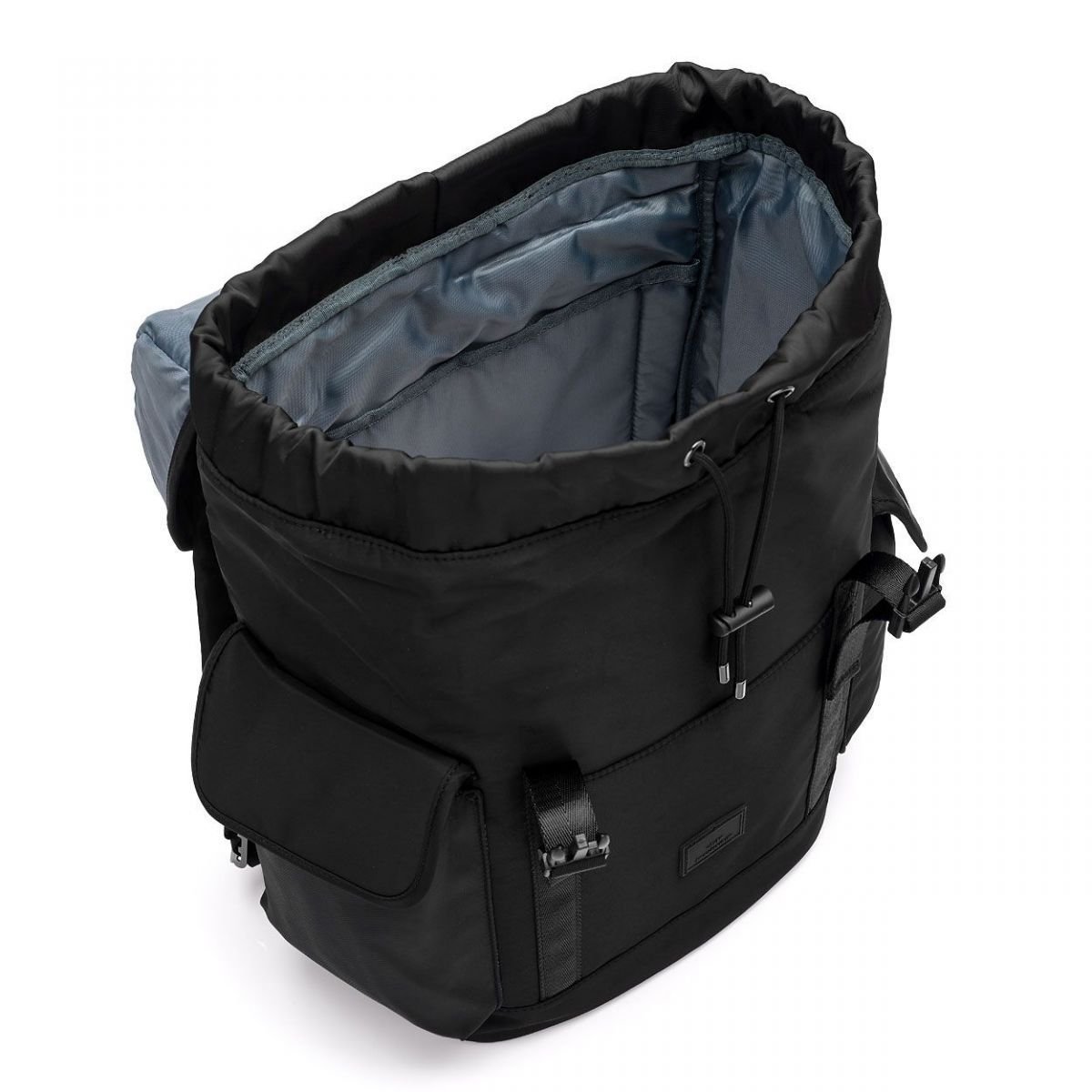 Mochila Laptop Utilitaria Preta Metais Preto 4