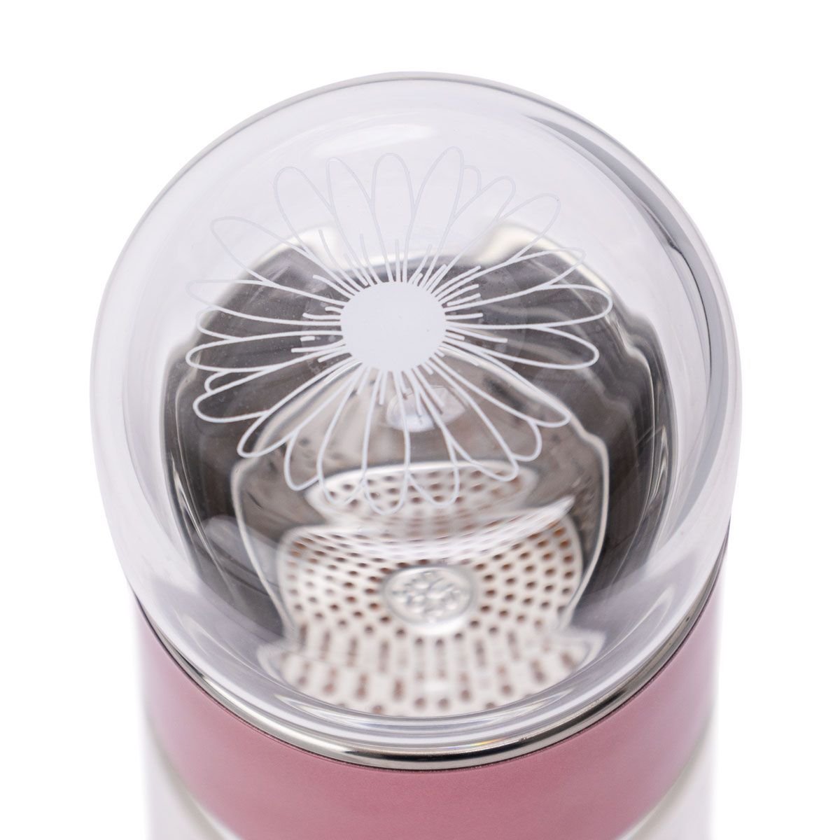 Garrafa Com Infusor Acalmando Ideias Rosa 4