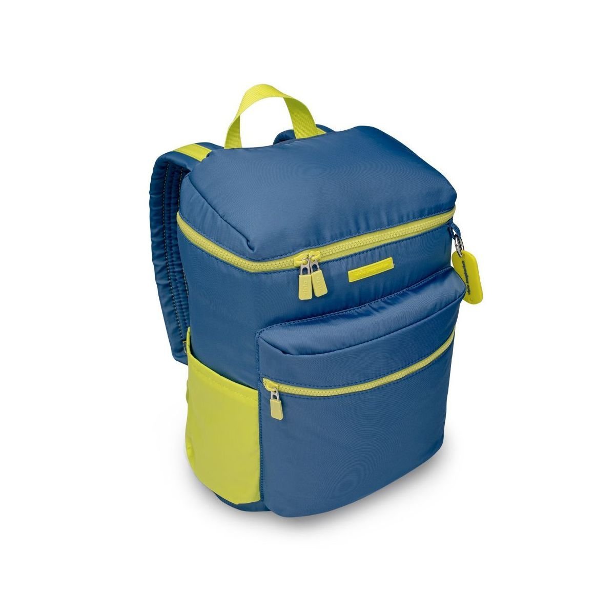 Mochila daily azul e neon Multicores 2