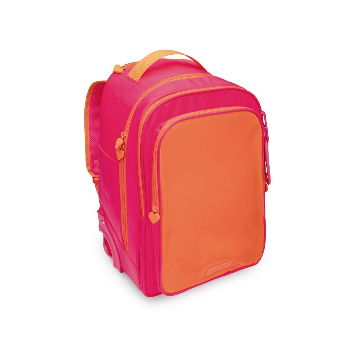 Mochila rodinha rosa glitter adesivos Rosa 1