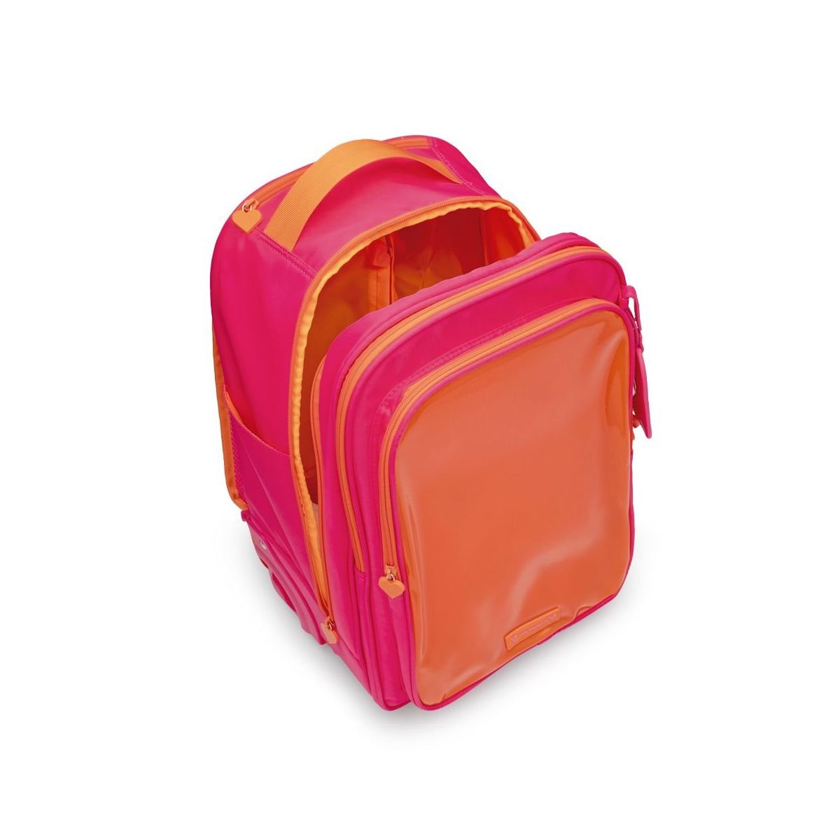 Mochila rodinha rosa glitter adesivos Rosa 5