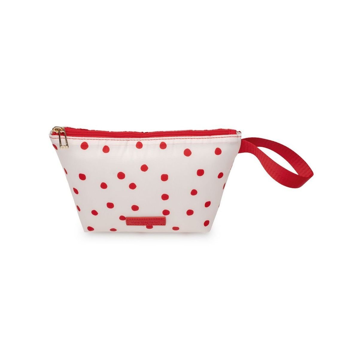 Necessaire Termica Poa Vermelho Branco 1