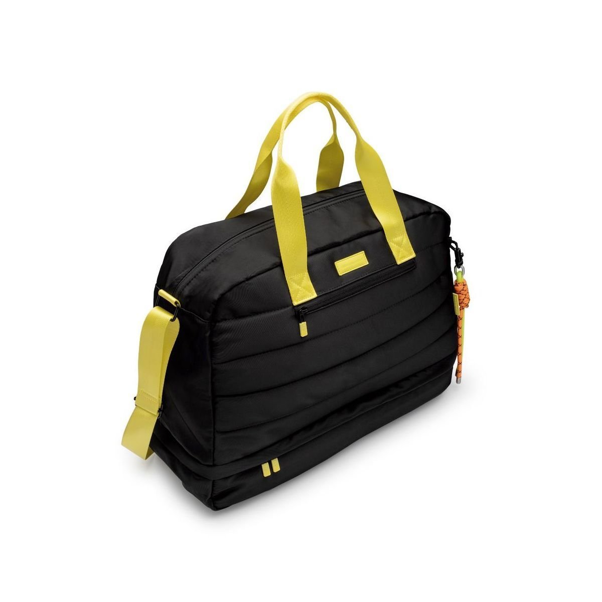 Bolsa Matelasse Preta Detalhes Neon Preto 4