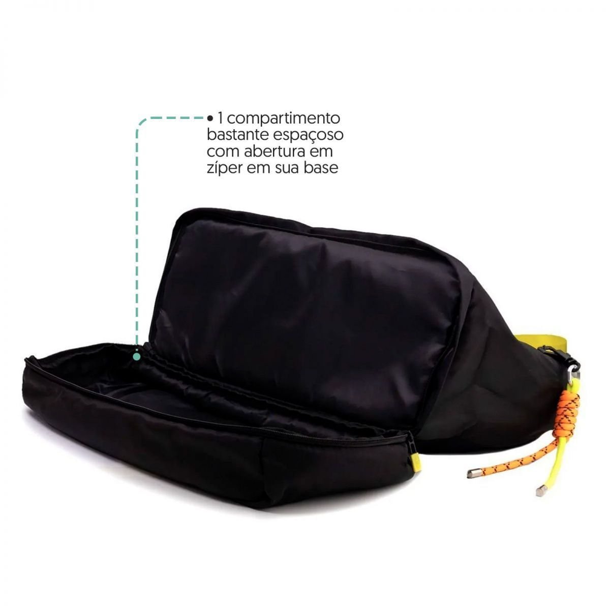 Bolsa Matelasse Preta Detalhes Neon Preto 9