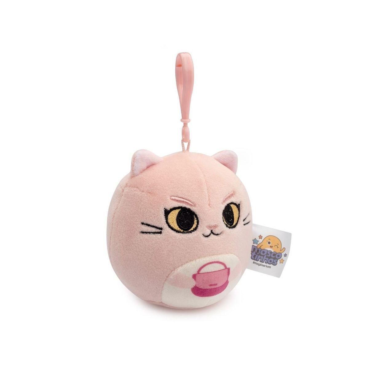 Chaveiro Pelucia Catita Rosa 1