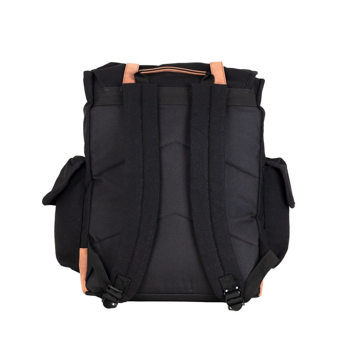 Mochila Laptop Canvas Cargo Preta Preto 3