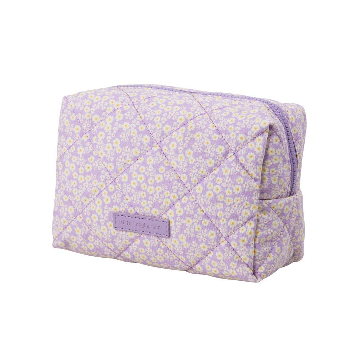 Necessaire Por Onde Flor Roxo 1