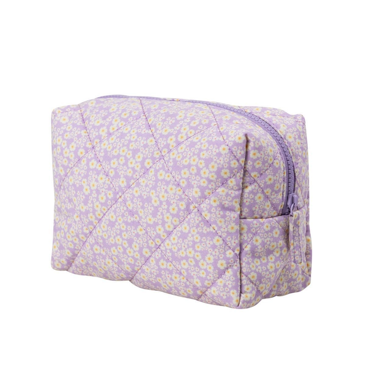 Necessaire Por Onde Flor Roxo 2