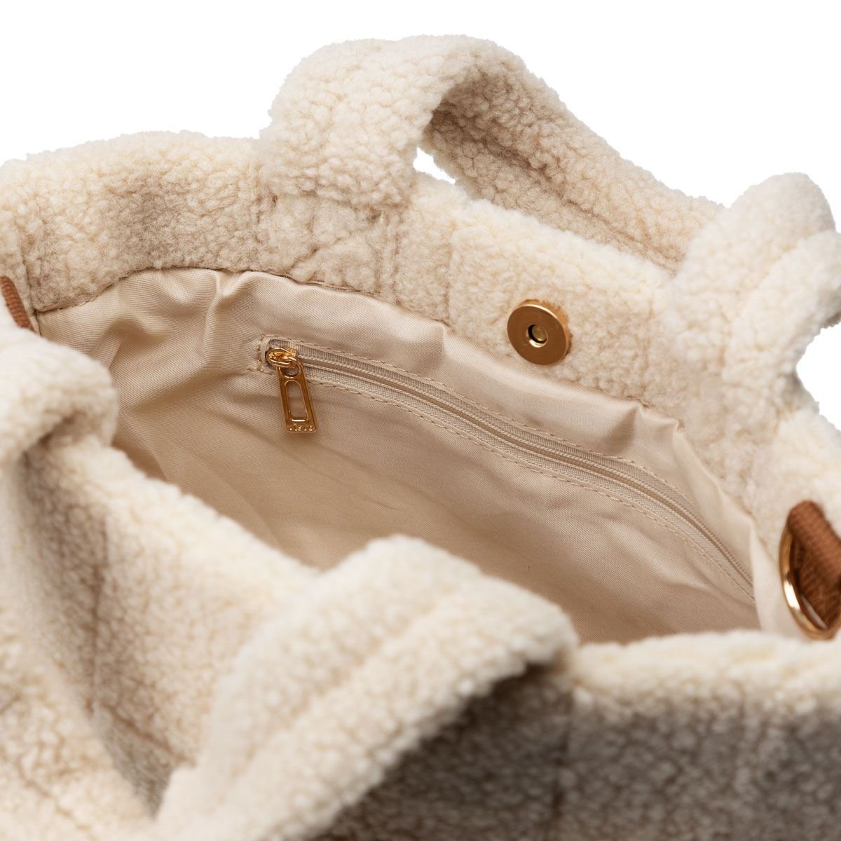 Bolsa Crossbody Sherpa Clara Bege 6