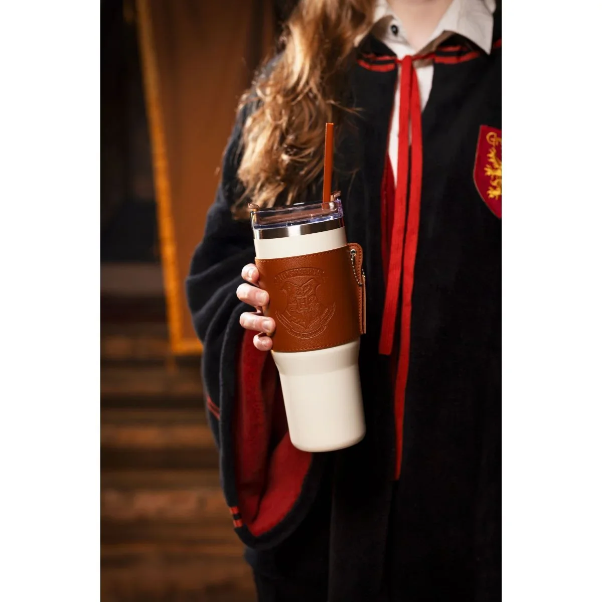 Copo Térmico Com Canudo HP Hogwarts ÚNICO 5