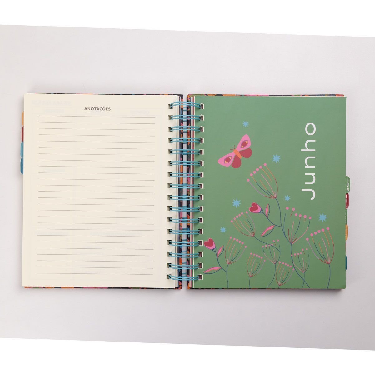 Planner Estampa Beija Flor ÚNICO 6