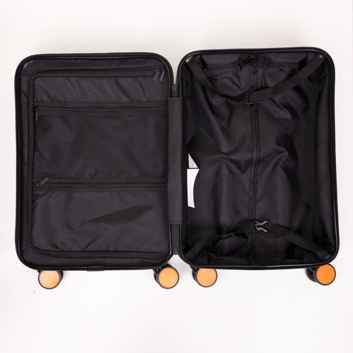 Mala de Viagem Preta Com Adesivos Preto 2