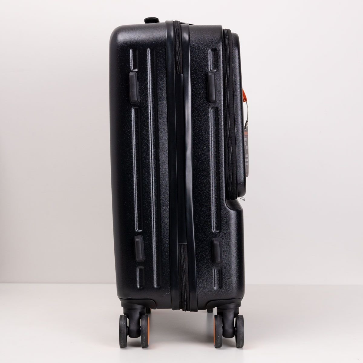 Mala de Viagem Preta Com Adesivos Preto 4