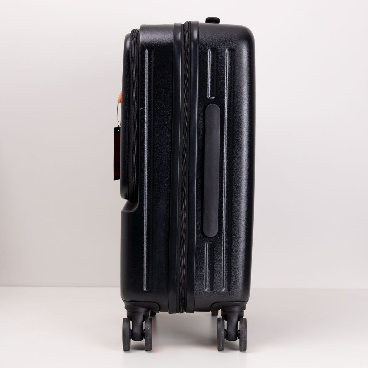 Mala de Viagem Preta Com Adesivos Preto 5