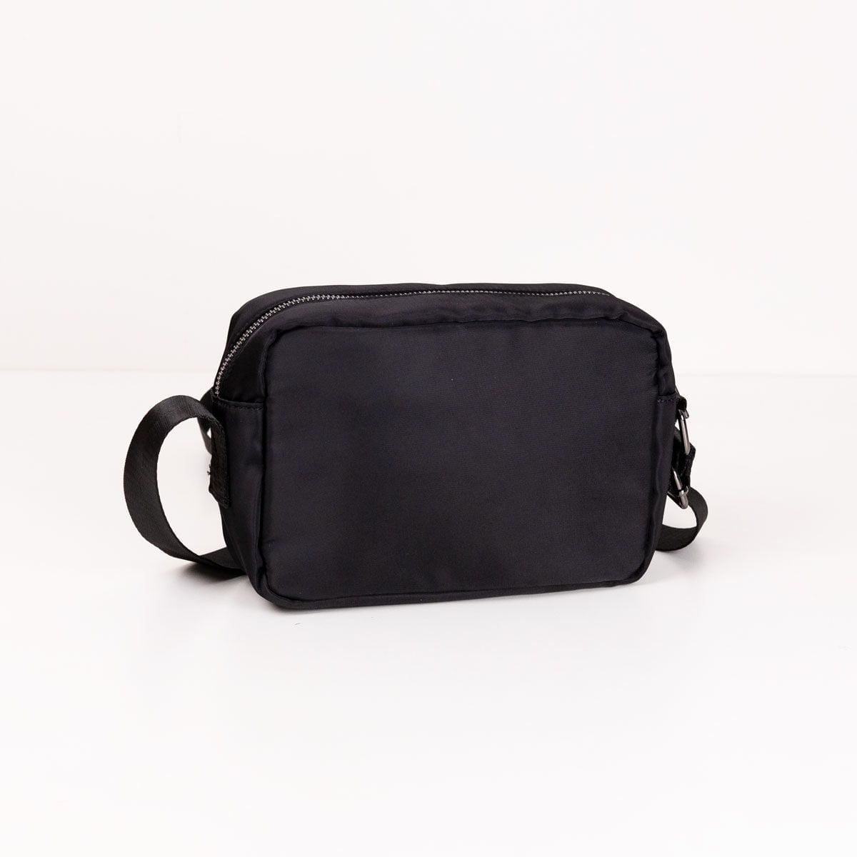 Bolsa Crossbody Box Preta Com Pu Preto 2