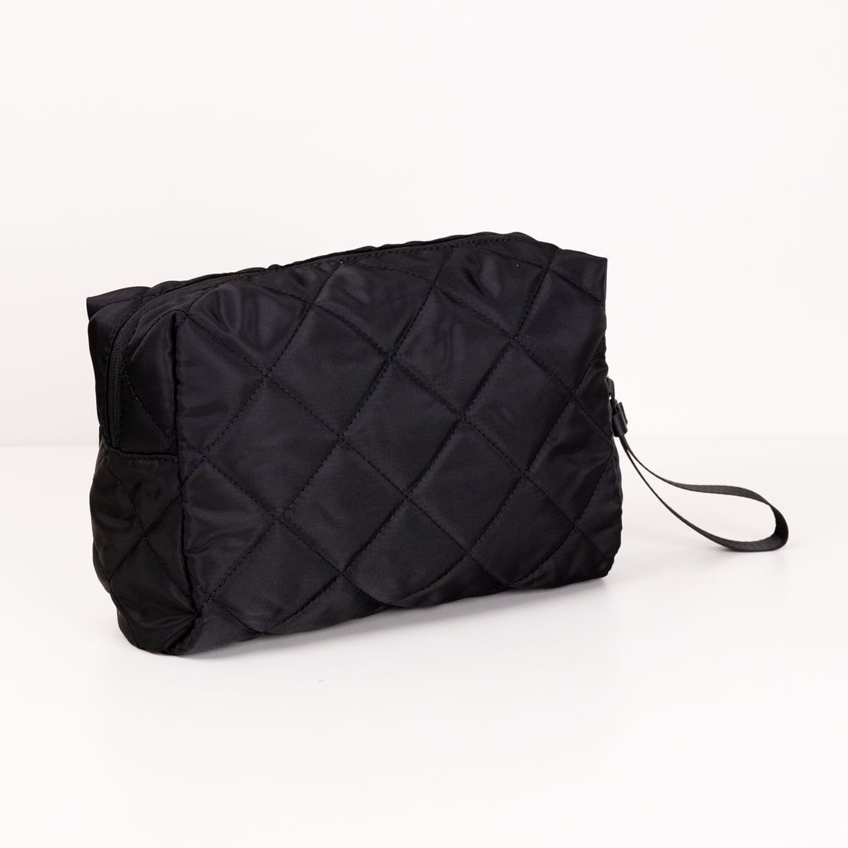 Necessaire Media Matelasse Preta Preto 2