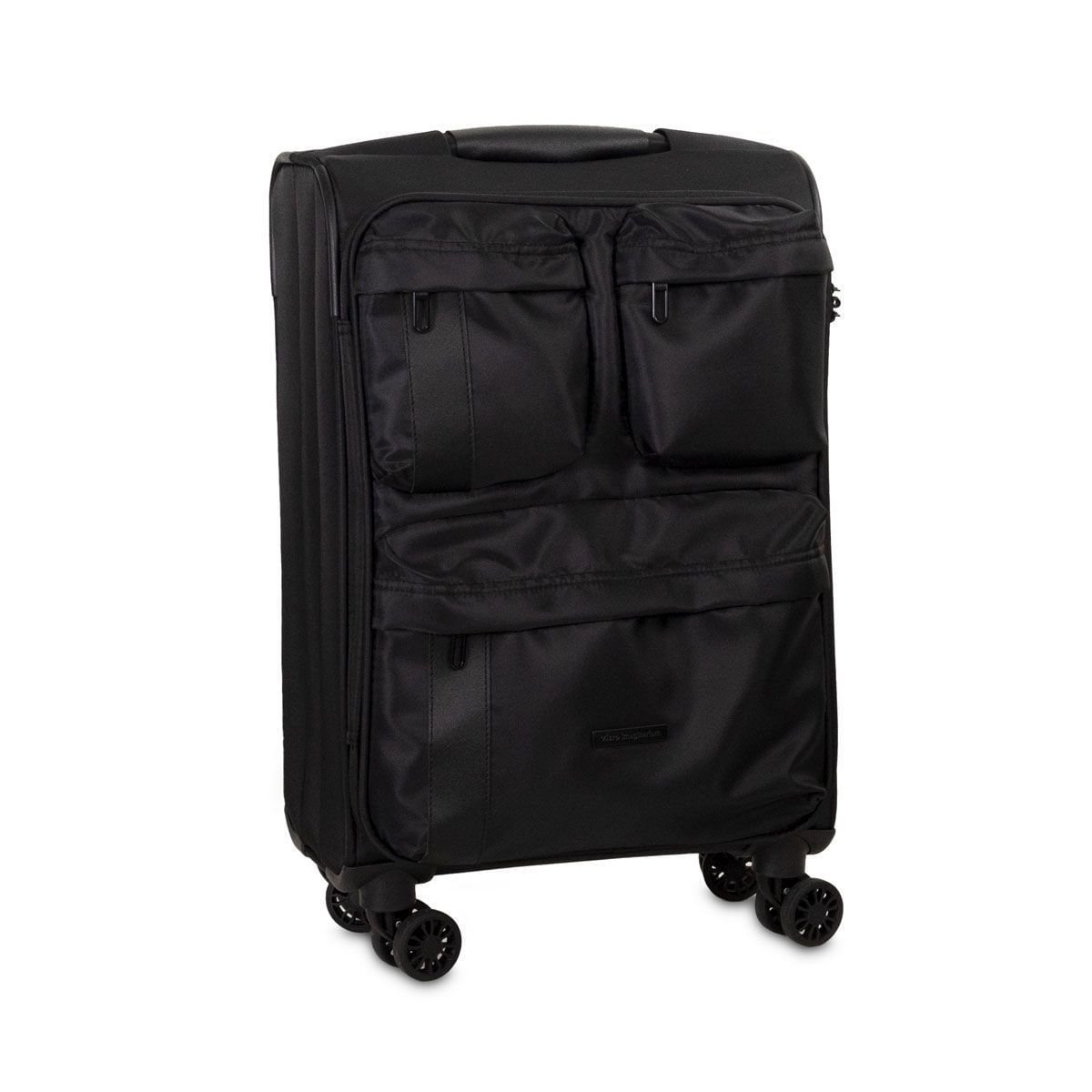 Mala De Viagem Bolsos Preta