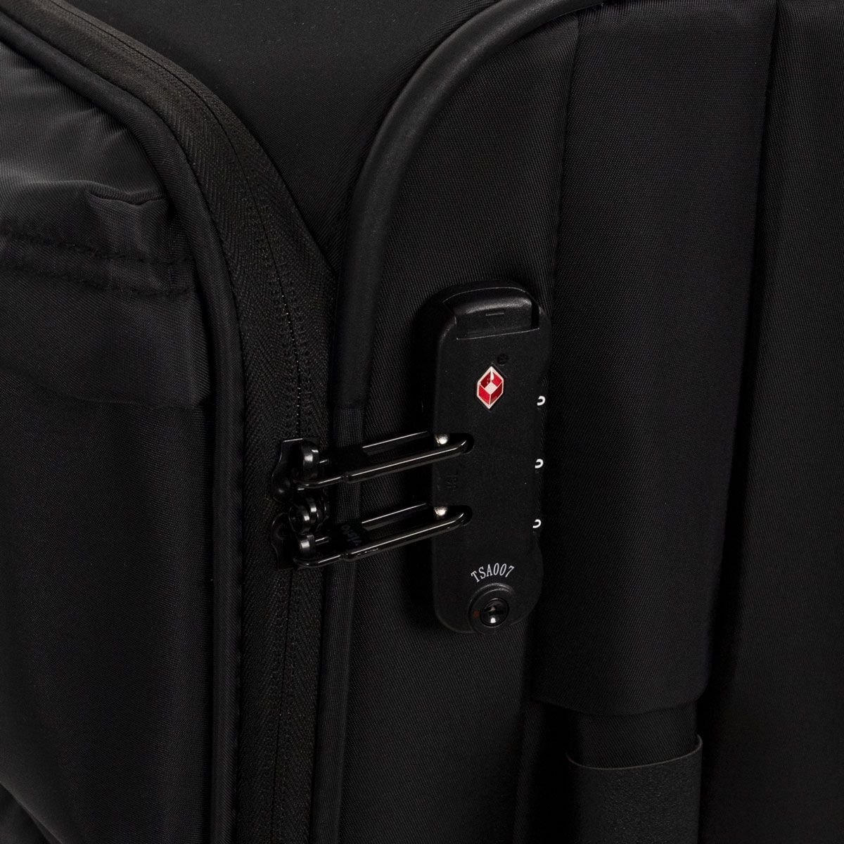 Mala De Viagem Bolsos Preta Preto 6