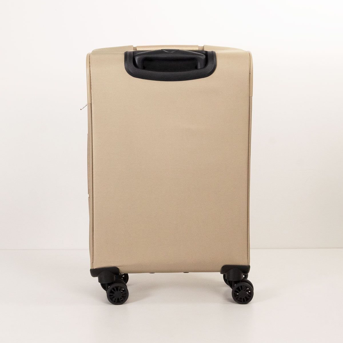 Mala De Viagem Bolsos Clara e Dourada Bege 4
